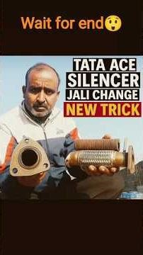 Tata Ace silencer Jali change new trick😍😲# shortsfeed#short#viralshort