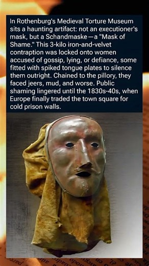 The Real Story Behind the Medieval Mask of Shame