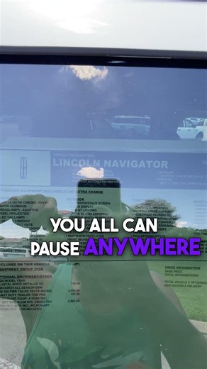 2026 Lincoln Navigator L Reserve-Window Sticker