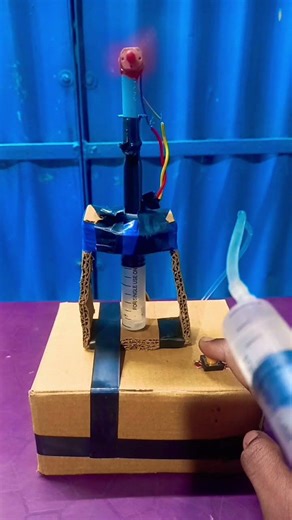 Mini hydraulic fan machine 🔥 #experiment #shortvideo