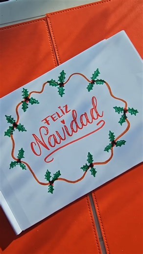 🎅 Con este Lettering les deseo una Feliz Navidad 🎄