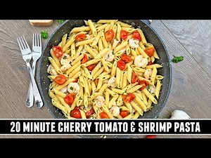 20-Minute Pasta with Cherry Tomatoes & Shrimp | Quick & EASY Recipe