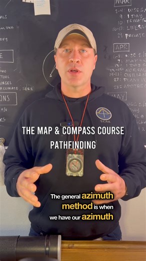 Have you ever tried this out? The general azimuth method is a great choice for off trail hiking/bushwhacking. It works best when there is a geographic feature which also serves as a “hard stop point”. For example: hiking a spur to a river or a ridge to a peak. #survival #hiking #backpacking #bushcraft #compass | Coyne Survival Schools