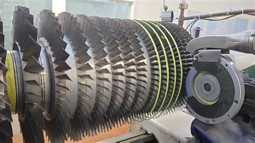 LM2500 HPC going through grind. Tip lengthened blades being ground to achieve nominal clearance with the HPC stator case and good run outs of the blade orbit. Rotation Solutions and Maddex Turbine… | Dane Balle | 15 comments