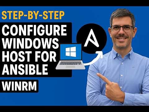 How to Configure a Windows Host for Ansible Using WinRM (Step-by-Step Tutorial)