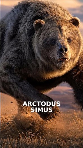 The 2,000 lb Bear That Ruled Ice Age America :bear: #shorts #documentary #evolution #iceage