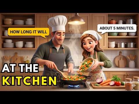 English Kitchen Vocabulary - Slow and Easy English For Beginners