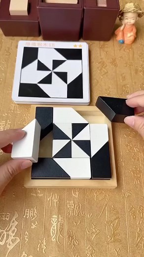 Screen-Free Intelligence Puzzle for Kids | Solve Geometric Shapes