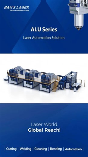 Han's Laser ALU series customer on-site production demonstration