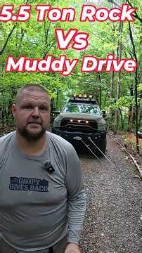 5.5 TON LOAD VS STEEP MUDDY HILL! 🛑 Can Hank Winch Up?