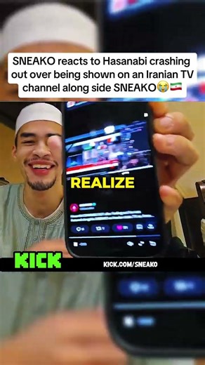 He starting crashing out over this 😭 #sneako #hasanabi