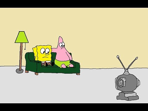 Spongebob in PARANORMAL ACTIVITY 2