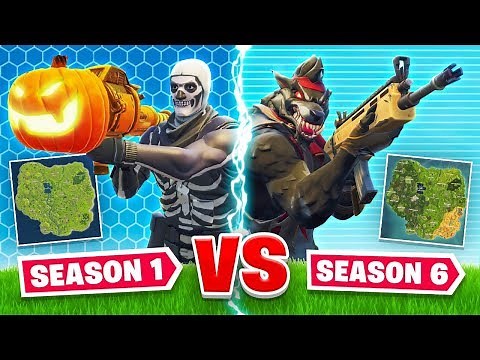 SEASON 1 vs. SEASON 6 In Fortnite!