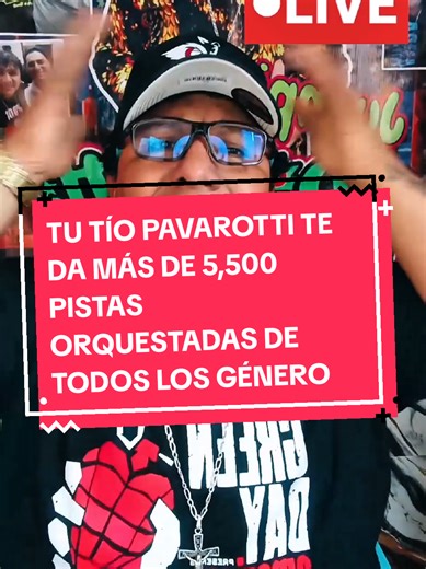 TU TÍO PAVAROTTI TE DA MÁS DE 5,500 PISTAS ORQUESTADAS DE TODOS LOS GÉNEROS #pistas #pistasmusicalespavarotti #cantante