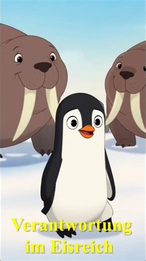 🐧❄️ Verantwortlich im Eisreich 🐻🦭🐆 | Wild Emora DE #shorts #wildemorade