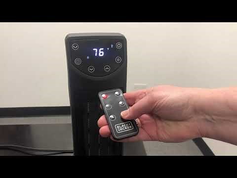 BLACK+DECKER BHT907R Desktop Heater Thermostat Instructions
