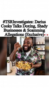 The Shade Room on Instagram: "Alleged shady business practices, sprinkled with a dash of #doxing and a pinch of public back-and-forths is the recipe of a #scam according to critics and unhappy customers of social media influencer and chef #DariusWilliams AKA #DariusCooks. From accusations of swindling his #cookbook and kitchenware customers, to running an illegal credit repair business, to posting images of people’s children publicly…Chile, the temp is high in the kitchen. But is Williams able t