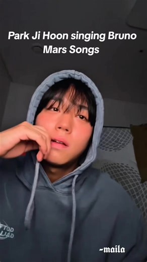 Park Ji Hoon Singing Bruno Mars songs in his j.g live #parkjihoon #parkjihoonedit #fyopppppppppppppppppppp | Maila Reyes Dimaculangan