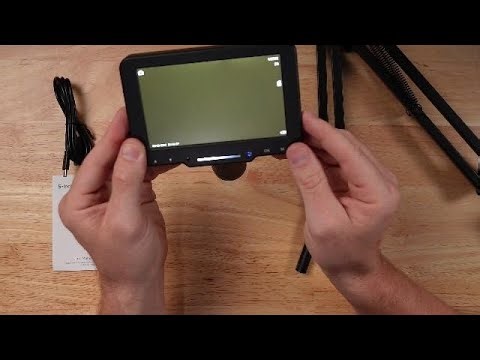 Demo of the 5" Lcd Digital Soldering Microscope