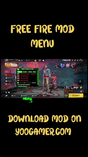 Última actualización del MOD Menu de Free Fire
