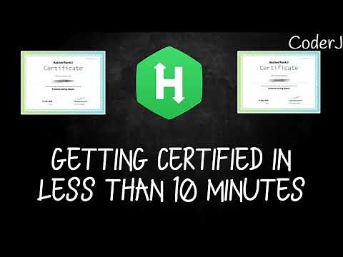 Skills Certification in under 10 Minutes | HackerRank | CoderJ