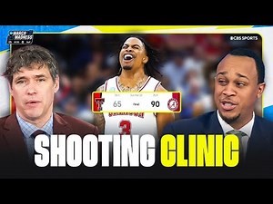 Alabama DESTROYS Texas Tech, will play Michigan in BLOCKBUSTER Sweet 16 matchup | 2026 March Madness