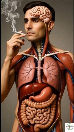 When you Smoking! Inside the Human Body-Science in Motion #humanbody #anatomy #3danimation