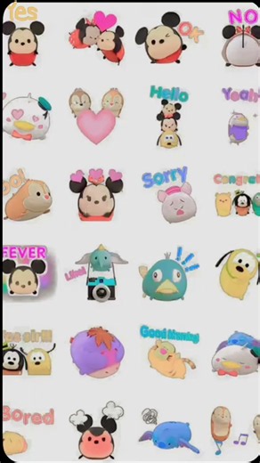 Disney TSUM TSUM animation SKG logo effects