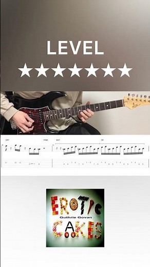 Guthrie Govan - Wonderful Slippery Thing (guitar cover with tabs & chords)