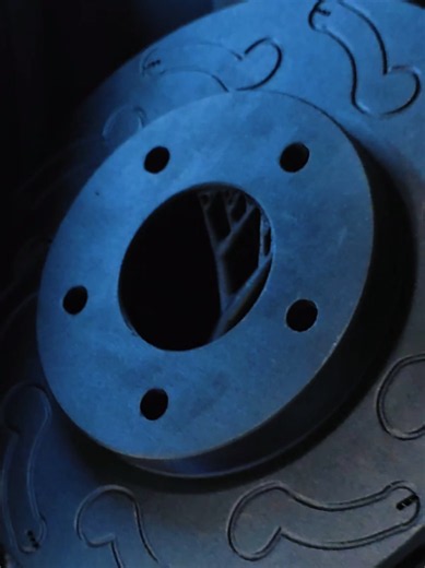 👇How fast until it explodes? Comment below! #PPSCF #3DPrinting #PlasticBrakeRotor