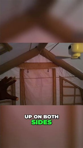 Amazing Tent: Double-Sided PVC Setup! #shorts
