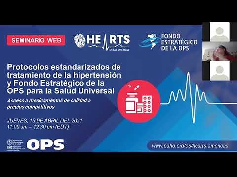 Webinar: Standardized Hypertension Treatment Algorithms and PAHO Strategic Fund for Universal Health