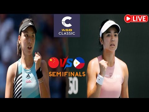 Alexandra Eala vs Xinyu Wang 2026 Auckland Open ASB Classi) Semi-Final