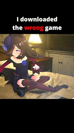 💀I Downloaded The Wrong Resident Evil Requiem Version.. #residentevilrequiem #umamusume #memes