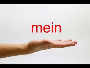 How to Pronounce mein - American English