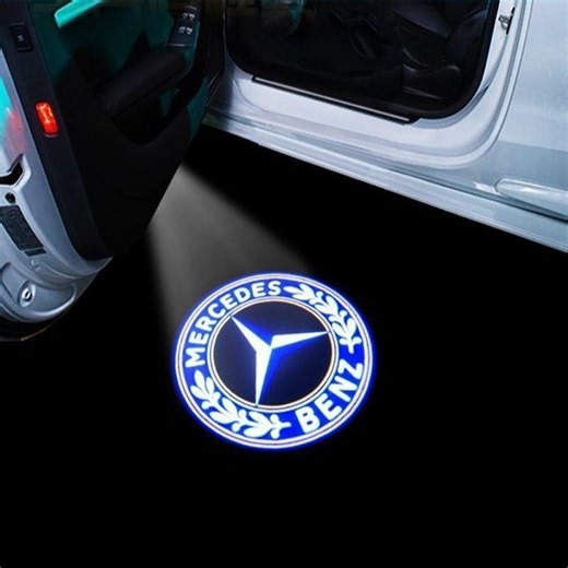 Mercedes-benz LED Door Projector Lights – Fade-resistant Logo (2-pack) - Etsy