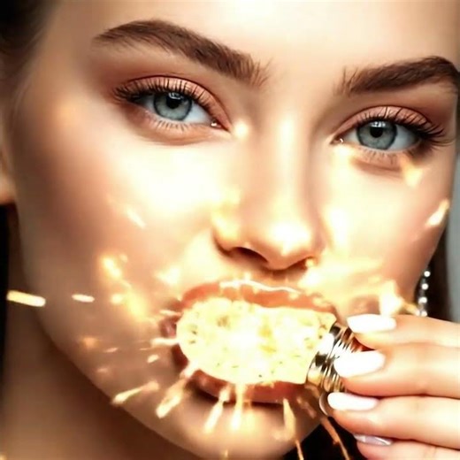 💡🍬 Candy Light Bulb ASMR: Electric Crunch & Fizzy Glow Sparks ⚡✨ #asmr #eatingsounds