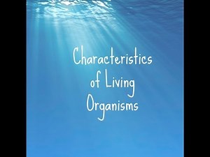 (3) IGCSE Biology in 60 Seconds - Characteristics of Living Organisms