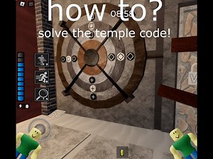 how to do the temple code in roblox piggy?