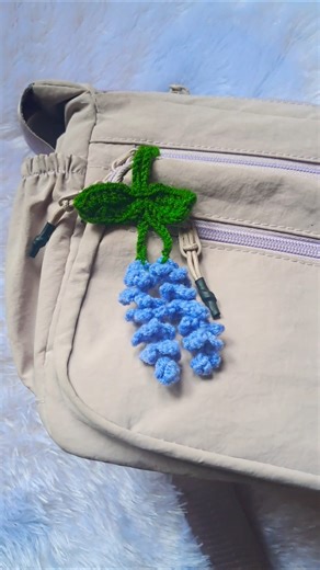 “Cute Crochet Lavender Keychain 🌿💜 | Handmade Aesthetic” #diy #crochet #shorts