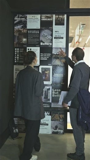 Recyklovaná televize na Designblok 2025