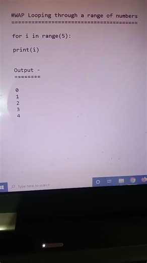 python range function #viral #computer #pythonprogramming #python #programming #coding #shorts