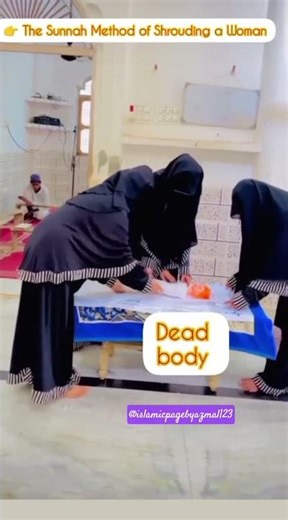 The Sunnah Method of Shrouding a Woman | Islamic Janazah Guide#ytshorts #ytviral