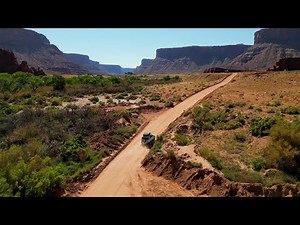Moab Utah The Ledge Campground BLM Land Rover Defender Adventure