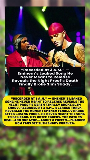 What Really Happened to Proof… And Why Eminem Broke Down 😳 #eminem #shorts #shortsvideo #short