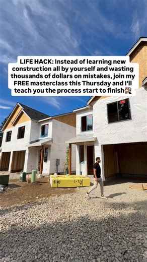 Comment “Masterclass” to learn how to find land, underwrite the deal, design your build, get permits, finance your project, construct it, and sell the property for profit💰 You’ll get a link to register for our free masterclass THIS THURSDAY🔥 We’re even going a BLACK FRIDAY SPECIAL JUST FOR YOU🤩 #buildup #explore #build #realestate #newconstruction #development | Ruben The Builder