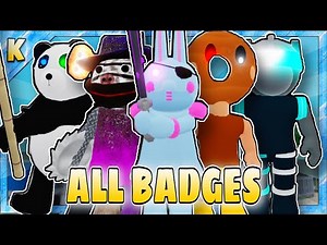 HOW TO GET ALL 10 BADGES + “GRANNY PIGGY” BADGE + SKIN/MORPH in ROLEPLAY CITY! | Roblox