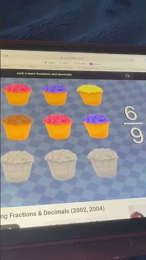 Rock N Learn Beginning Fractions & Decimals Cupcake 6 - 9’