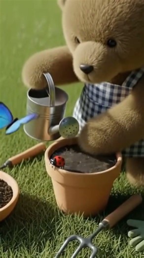 Teddy Bear Plantation | Relaxing #animals #animation #animalshorts #animalworld #relaxing