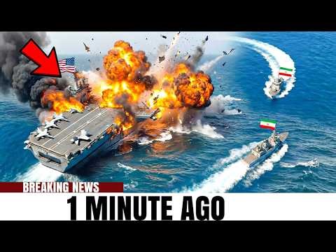 IRAN ATTACKS the USS Gerald R. Ford IN THE STRAIT OF HORMUZ – BIG MISTAKE
